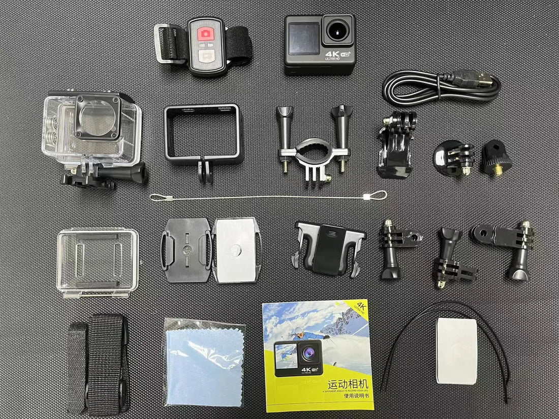 Ultra HD 4K Action Camera Waterproof with WiFi & 170° Wide Angle