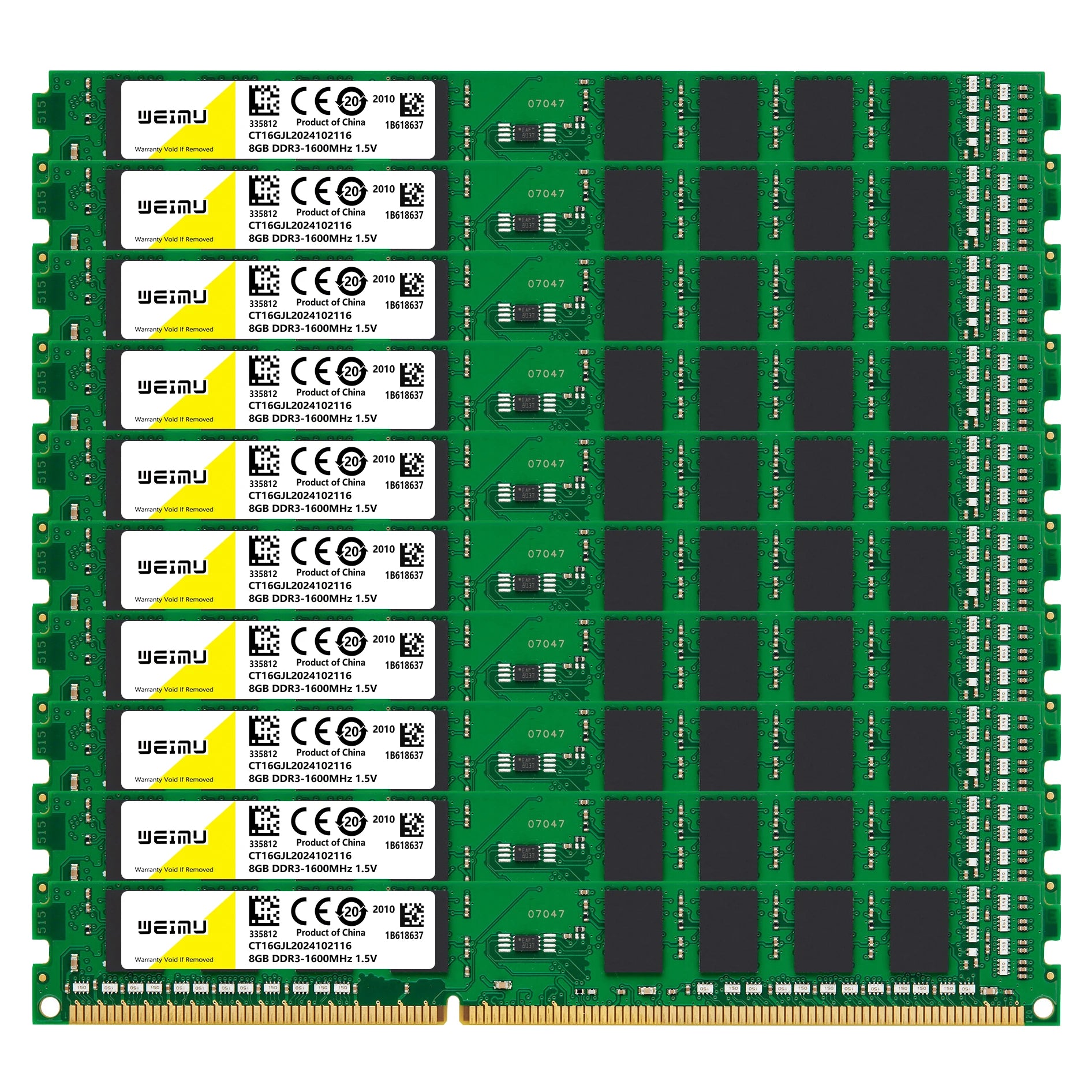 DDR3 & DDR4 Desktop RAM – 4GB/8GB/16GB 240-Pin DIMM