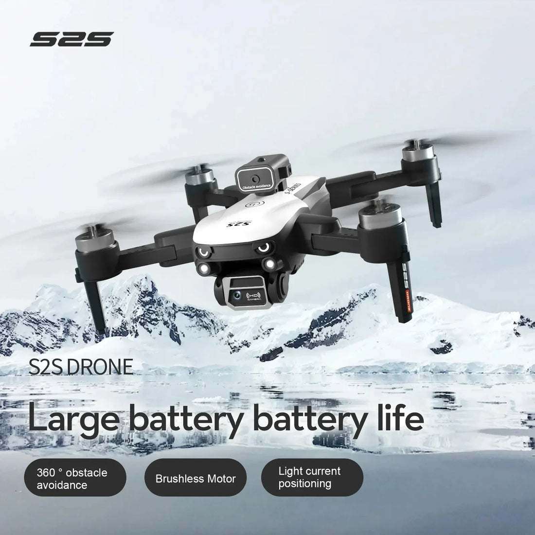 S2S Mini Drone 4K/8K HD Camera with Obstacle Avoidance
