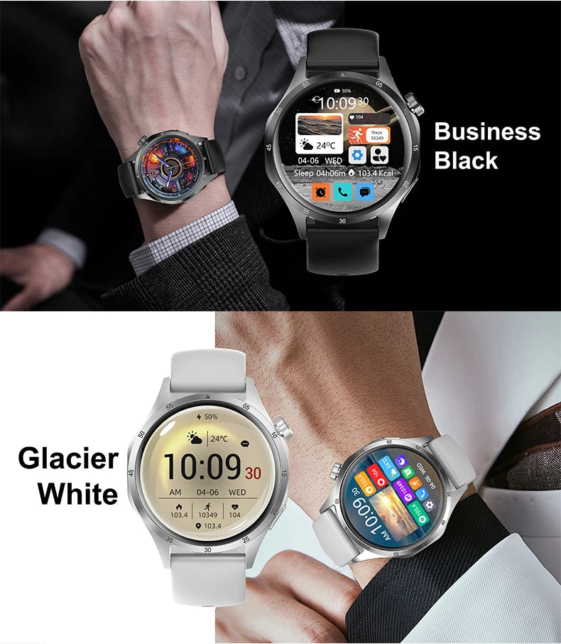 2025 Men’s Smartwatch with AMOLED, GPS & Bluetooth Calls