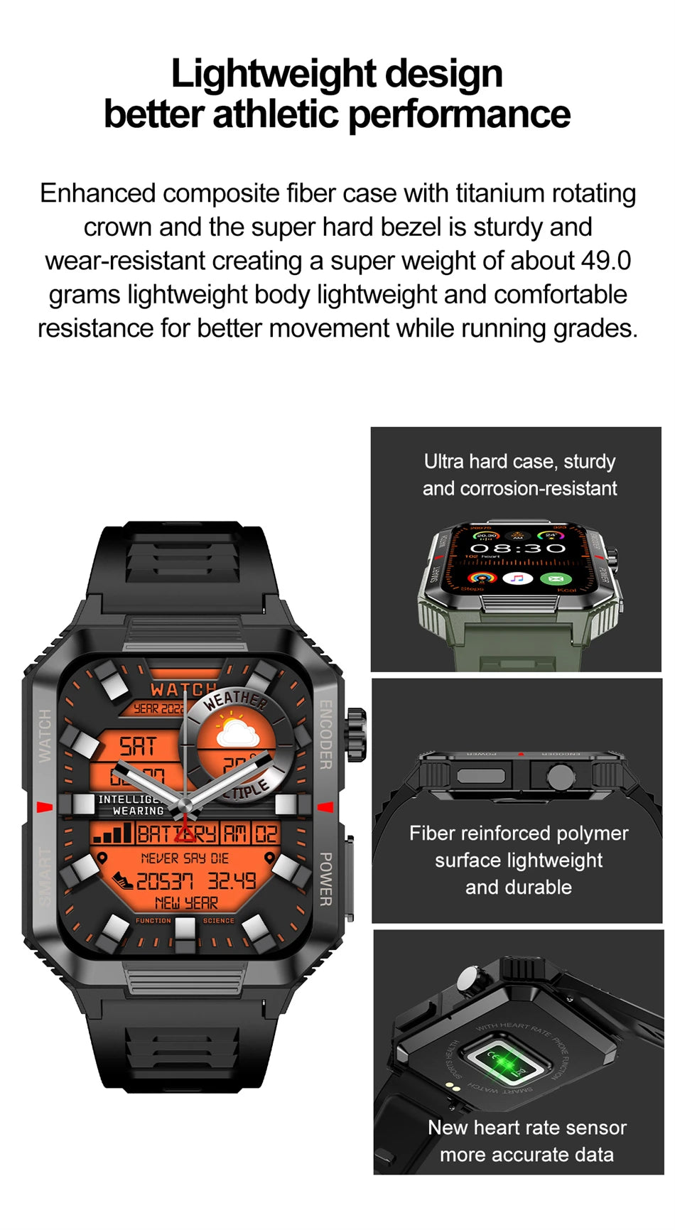 NFC GPS Men’s Smart Watch