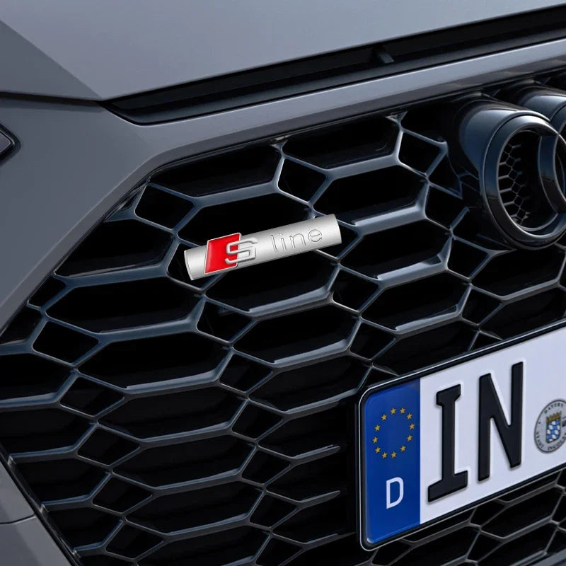 Car Front Grille Hood Emblem Badge for Audi S-Line RS