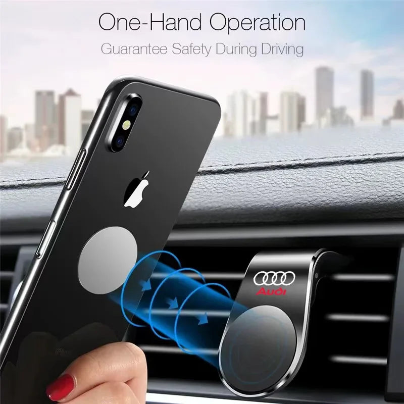 Magnetic Car Phone Holder for Audi A6 A4 S3 S4 Q3 Q5 Q7 Q8 TT