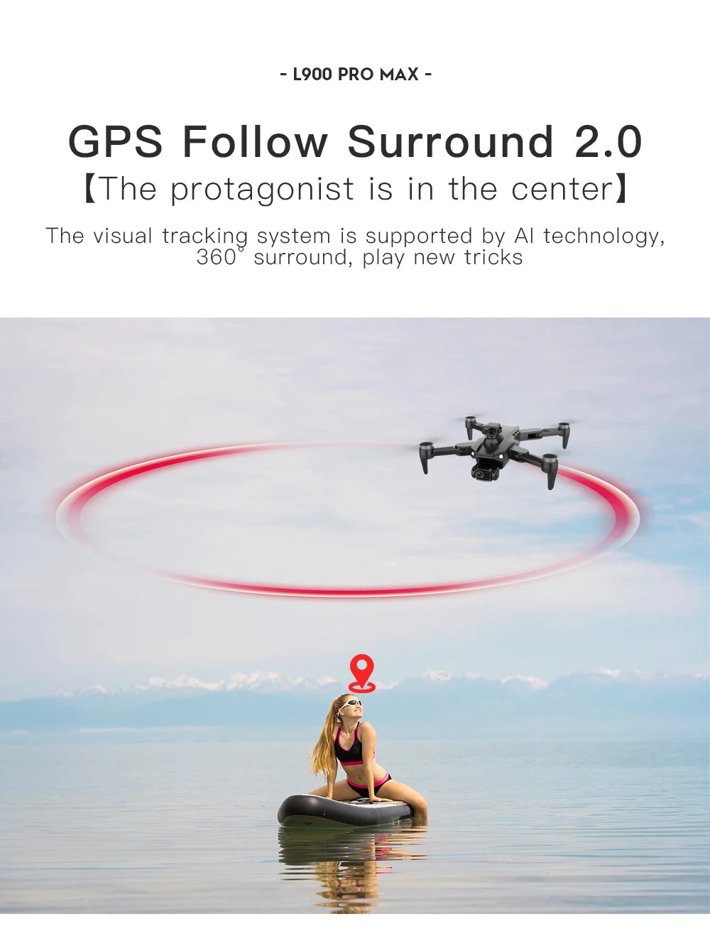 L900 Pro MAX 4K GPS Drone with Dual Camera & Obstacle Avoidance