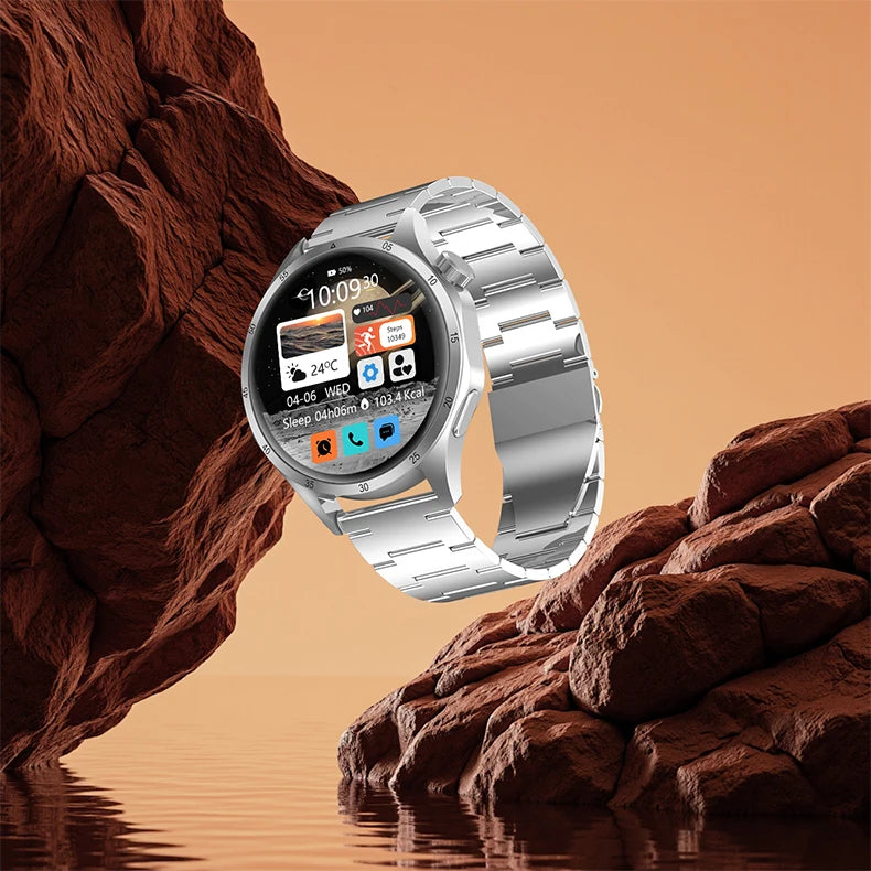 2025 Men’s Smartwatch with AMOLED, GPS & Bluetooth Calls