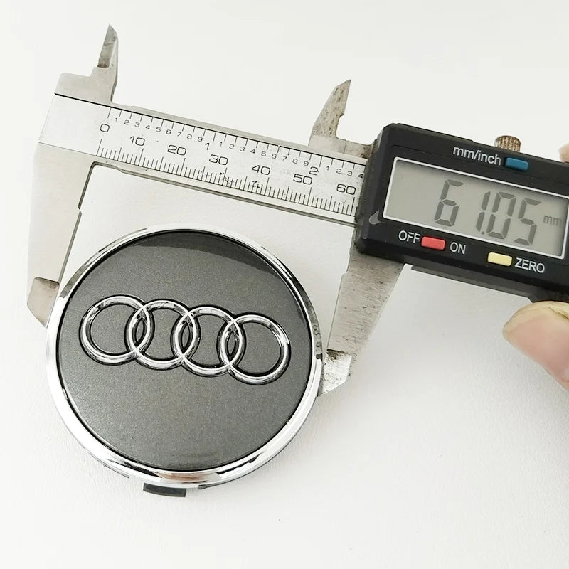 4pcs Car Wheel Center Hub Caps for Audi – 60mm–77mm