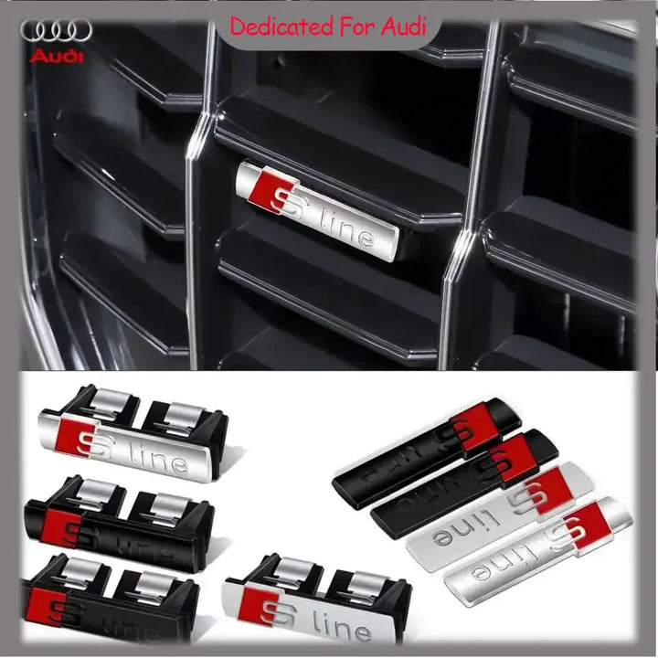 Car Front Grille Hood Emblem Badge for Audi S-Line RS
