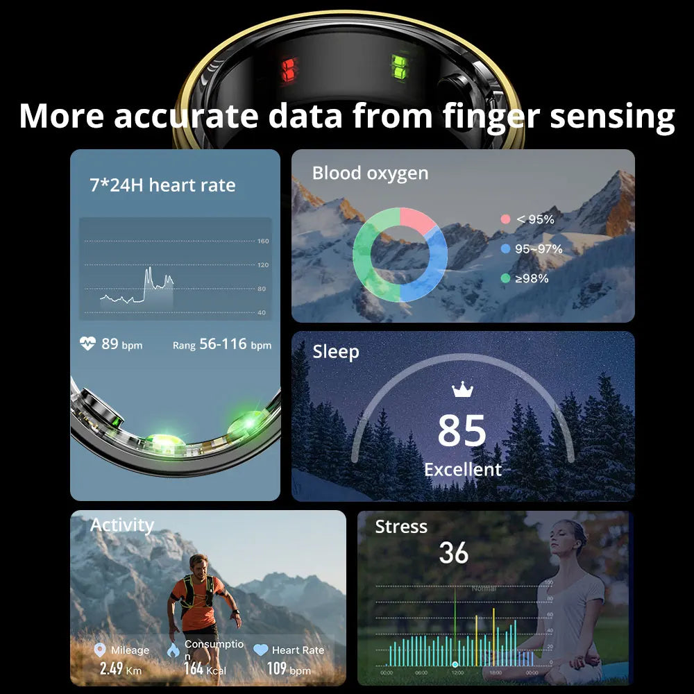 COLMI R06 Smart Ring 2024 Heart Rate