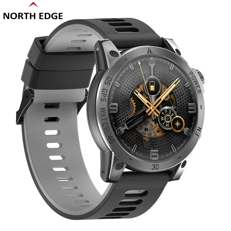 NORTH EDGE 2025 Men’s GPS Smartwatch with AMOLED & Compass