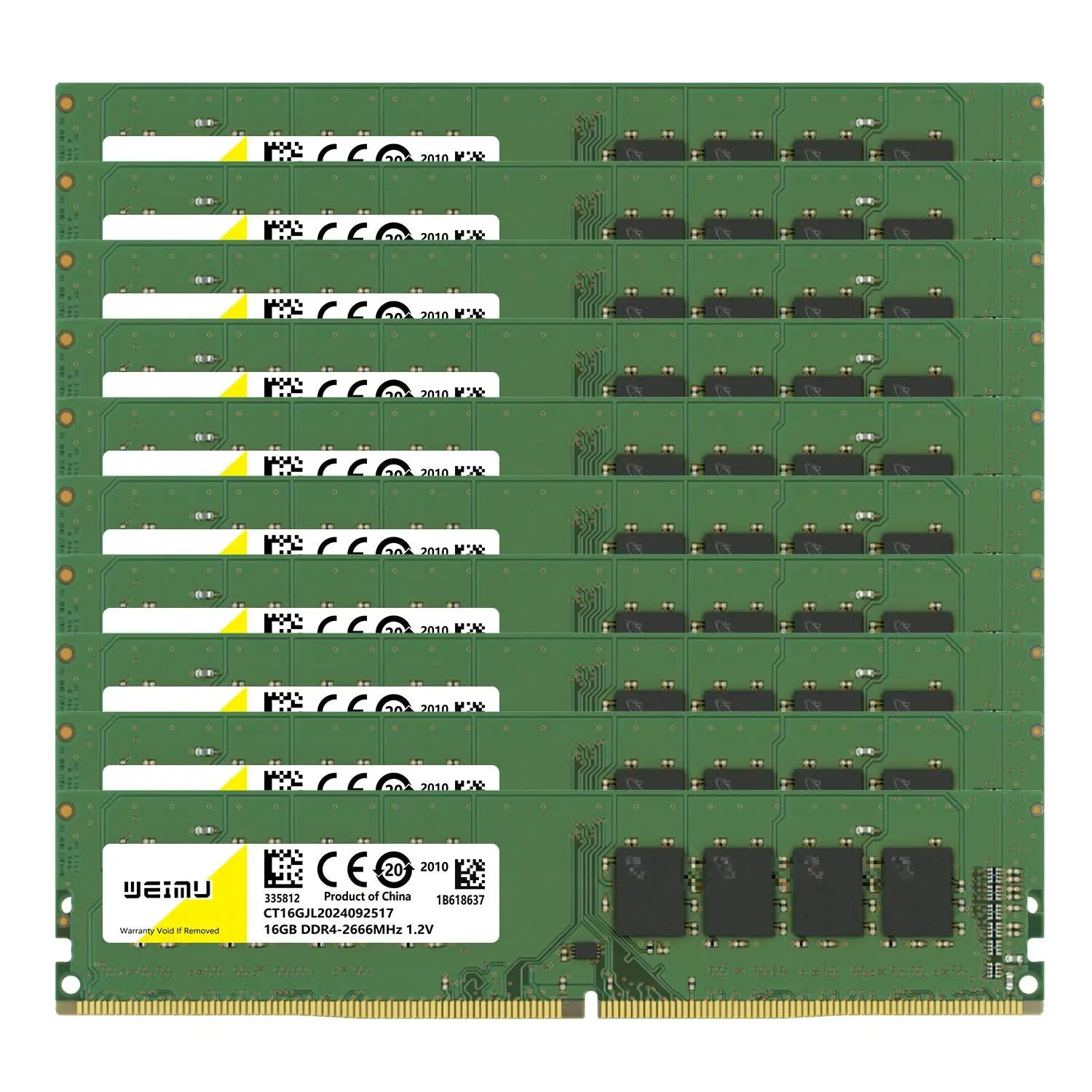 DDR3 & DDR4 Desktop RAM – 4GB/8GB/16GB 240-Pin DIMM