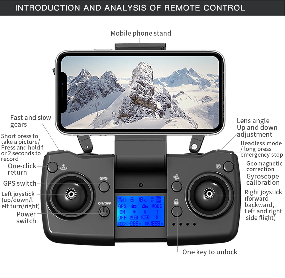 L900 Pro MAX 4K GPS Drone with Dual Camera & Obstacle Avoidance