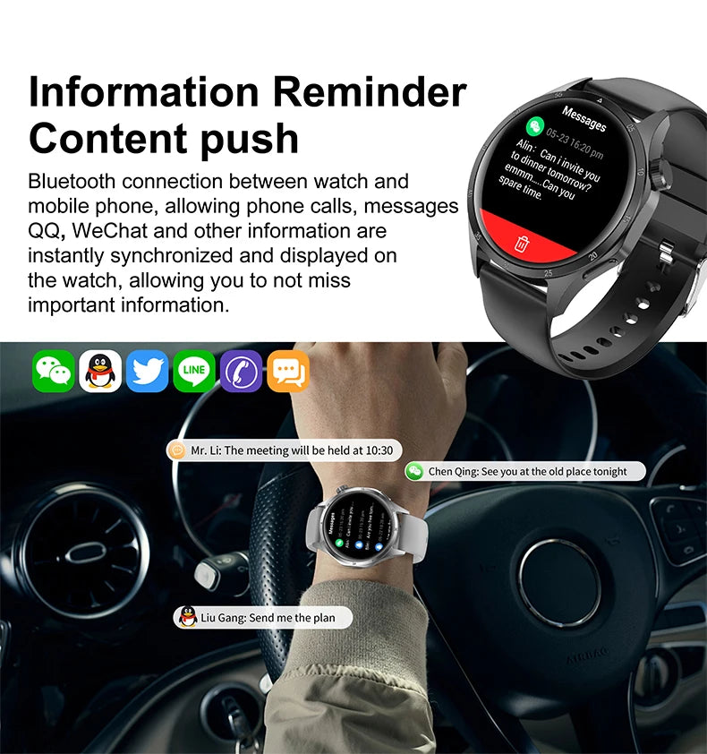 2025 Men’s Smartwatch with AMOLED, GPS & Bluetooth Calls