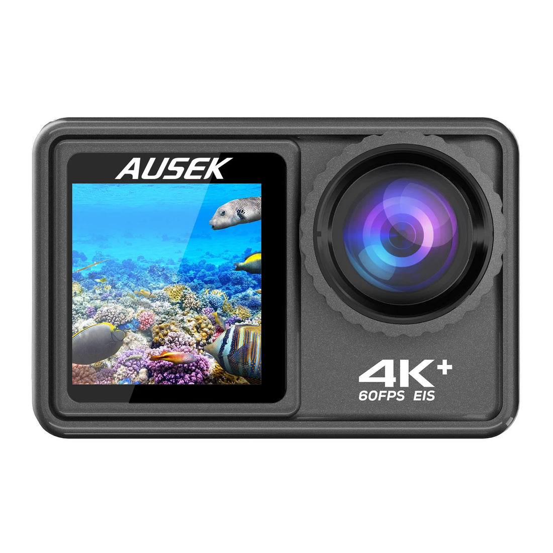 CERASTES 4K60FPS Action Camera with EIS & Interchangeable Lens