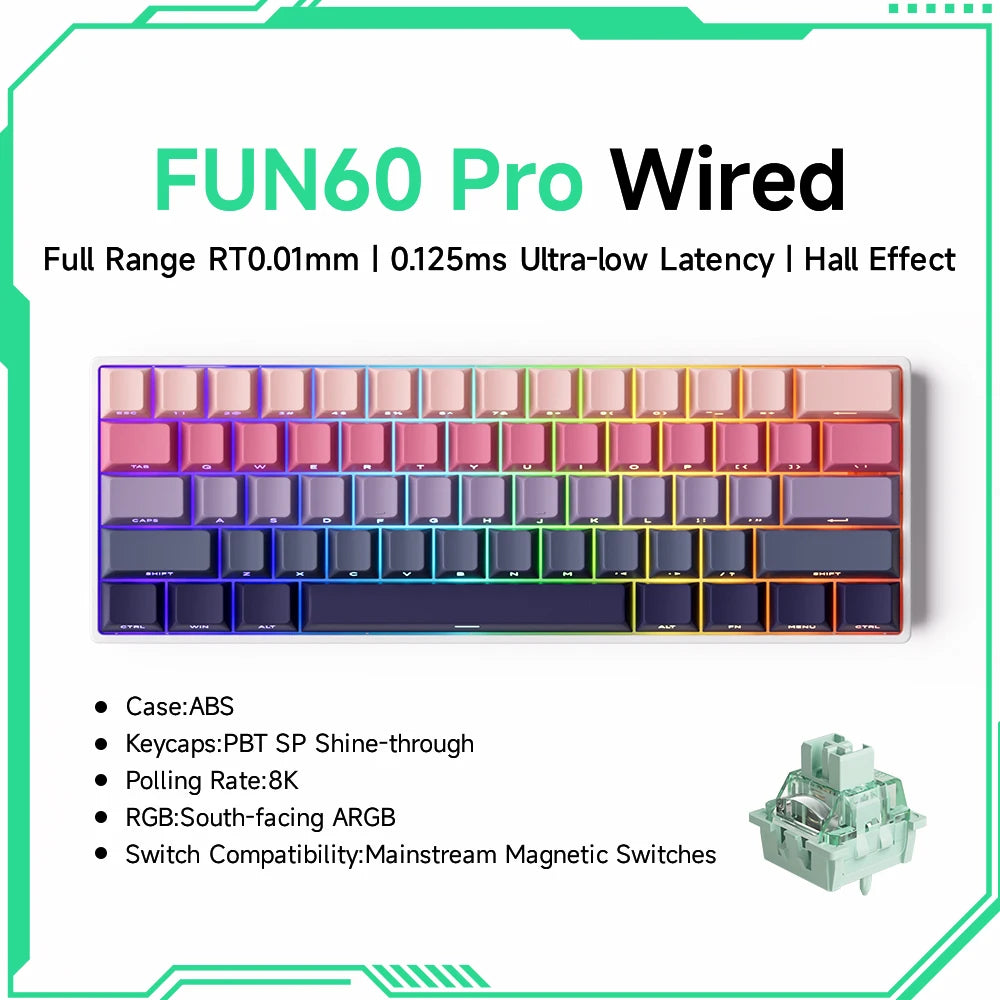 Akko MonsGeek FUN60 60% Mechanical Gaming Keyboard