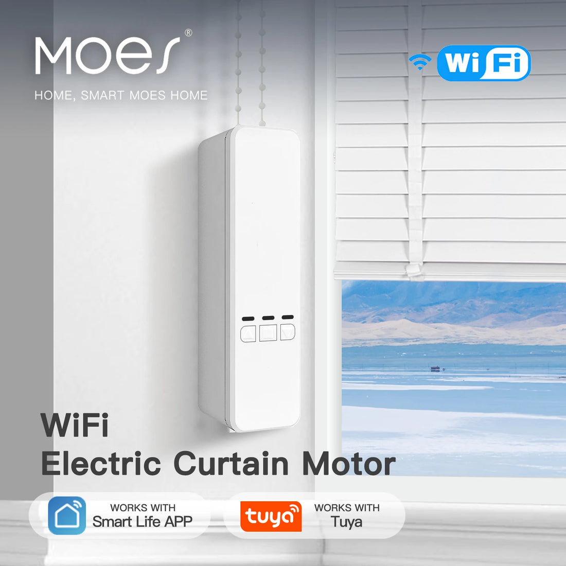 MOES Tuya WiFi Smart Chain Roller Blinds Motor Kit