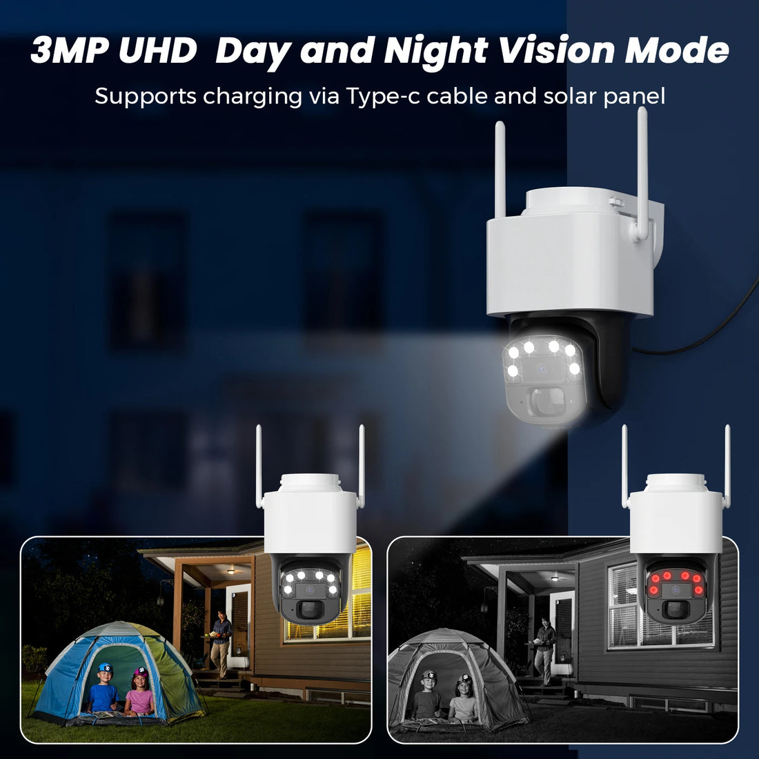 YOOSEE 4K 8MP Solar Powered 4G LTE IP Camera