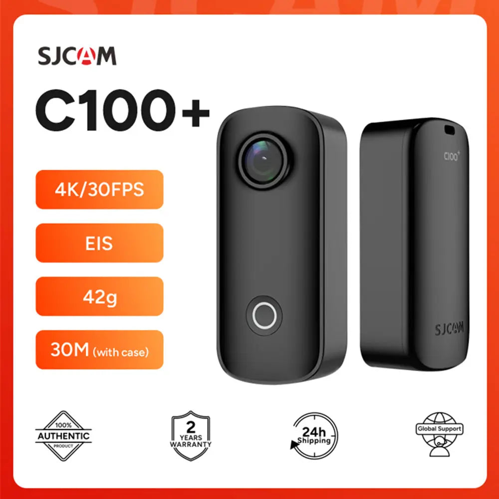 SJCAM C100 Plus 4K Action Camera Waterproof with WiFi & EIS