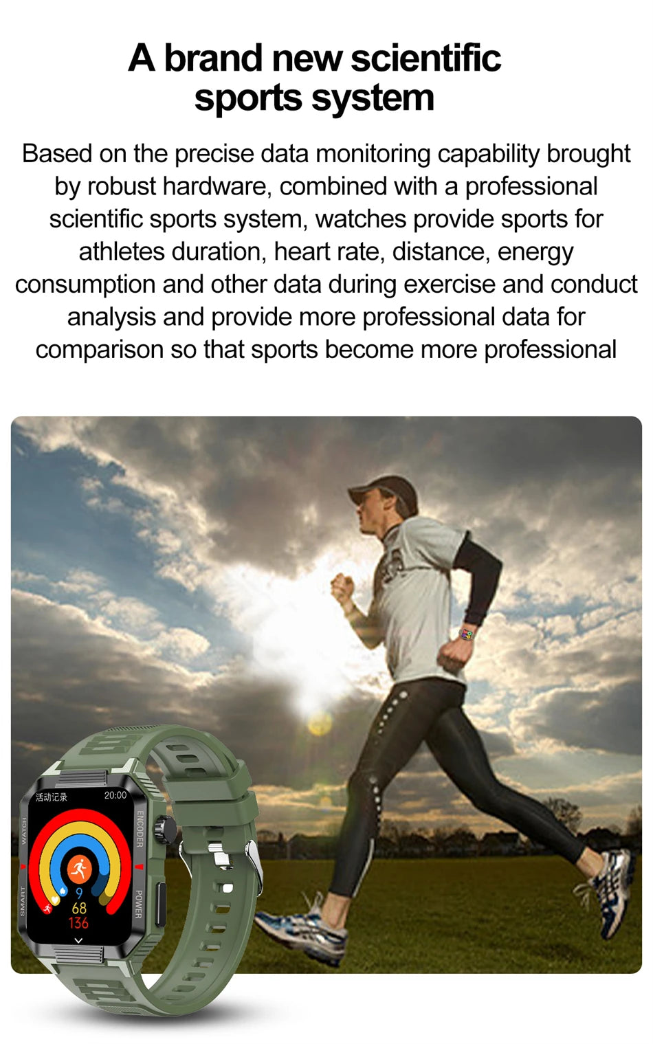 NFC GPS Men’s Smart Watch