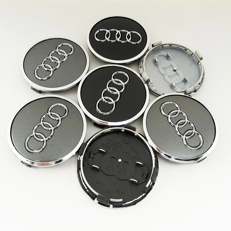4pcs Car Wheel Center Hub Caps for Audi – 60mm–77mm