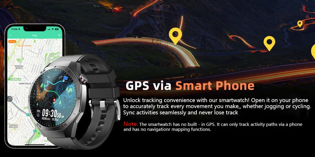 GUHUAVMI GT5 Pro Smartwatch 2025 with AMOLED & GPS